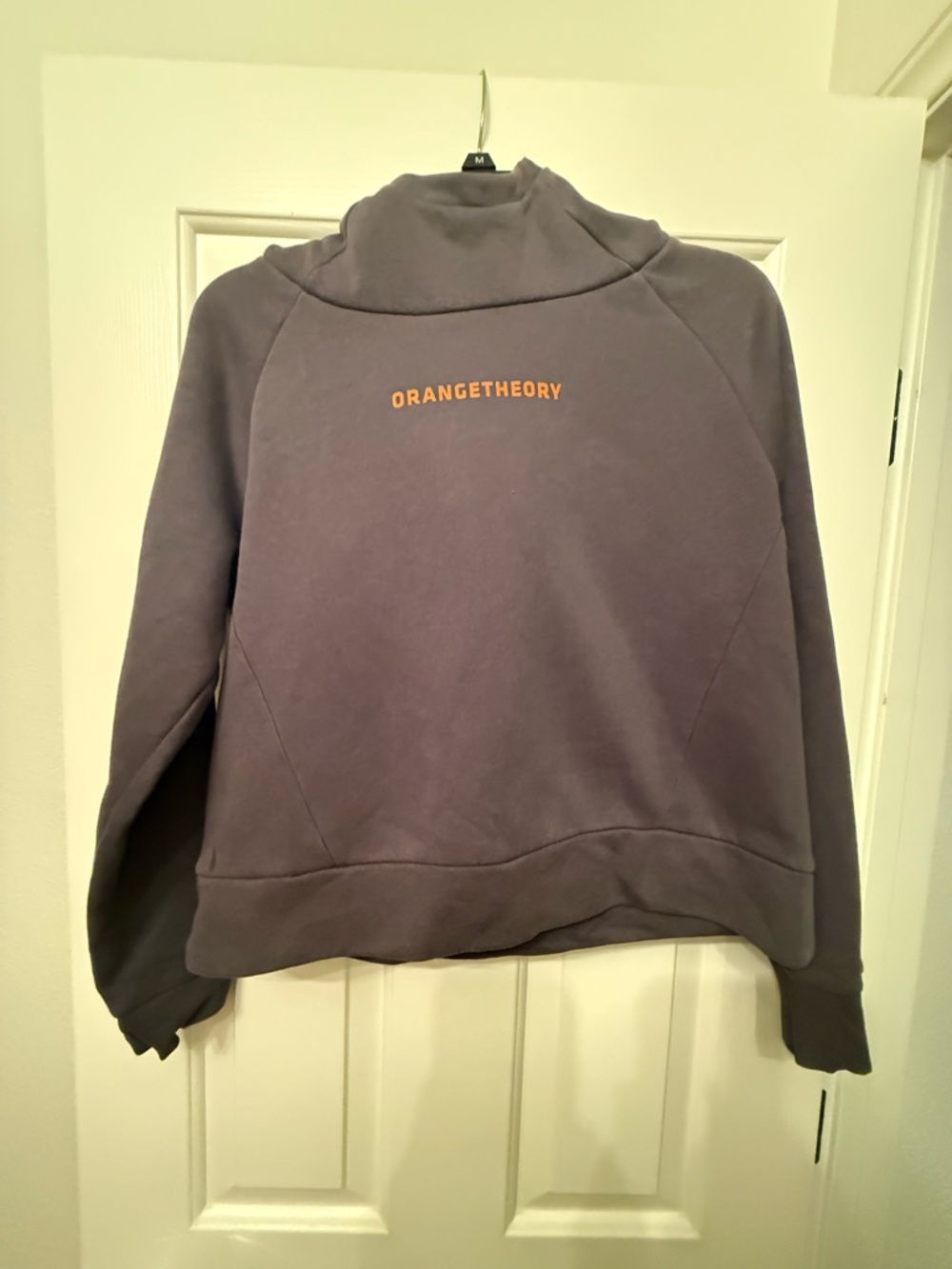 Orangetheory Gray Sweatshirt with Orange Logo